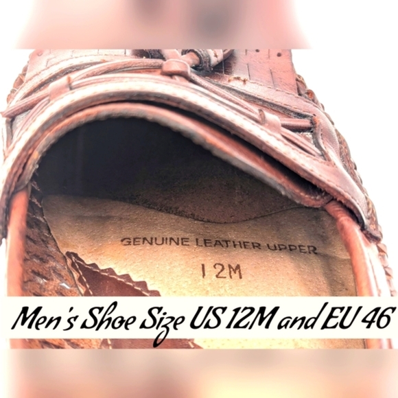 Nunn Bush Woven Leather Tassel Loafers Men's Sz 12M Brown Slip On Casual Preppy - Picture 14 of 17